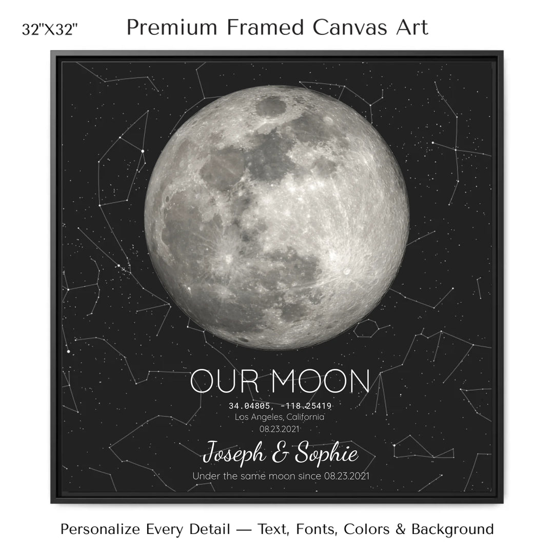 32x32 framed canvas-ARTFULANE