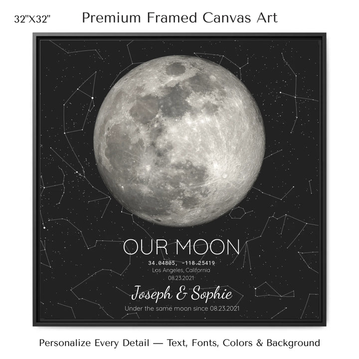 32x32 framed canvas-ARTFULANE