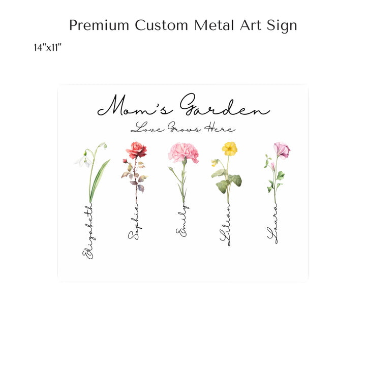 14x11 metal art sign