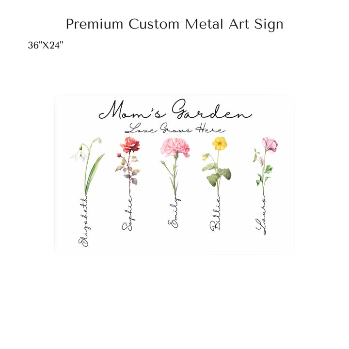 36x24 metal art sign