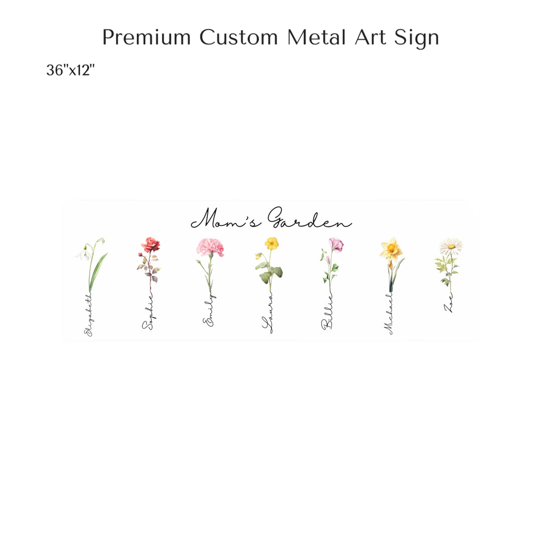 36x12 metal art sign