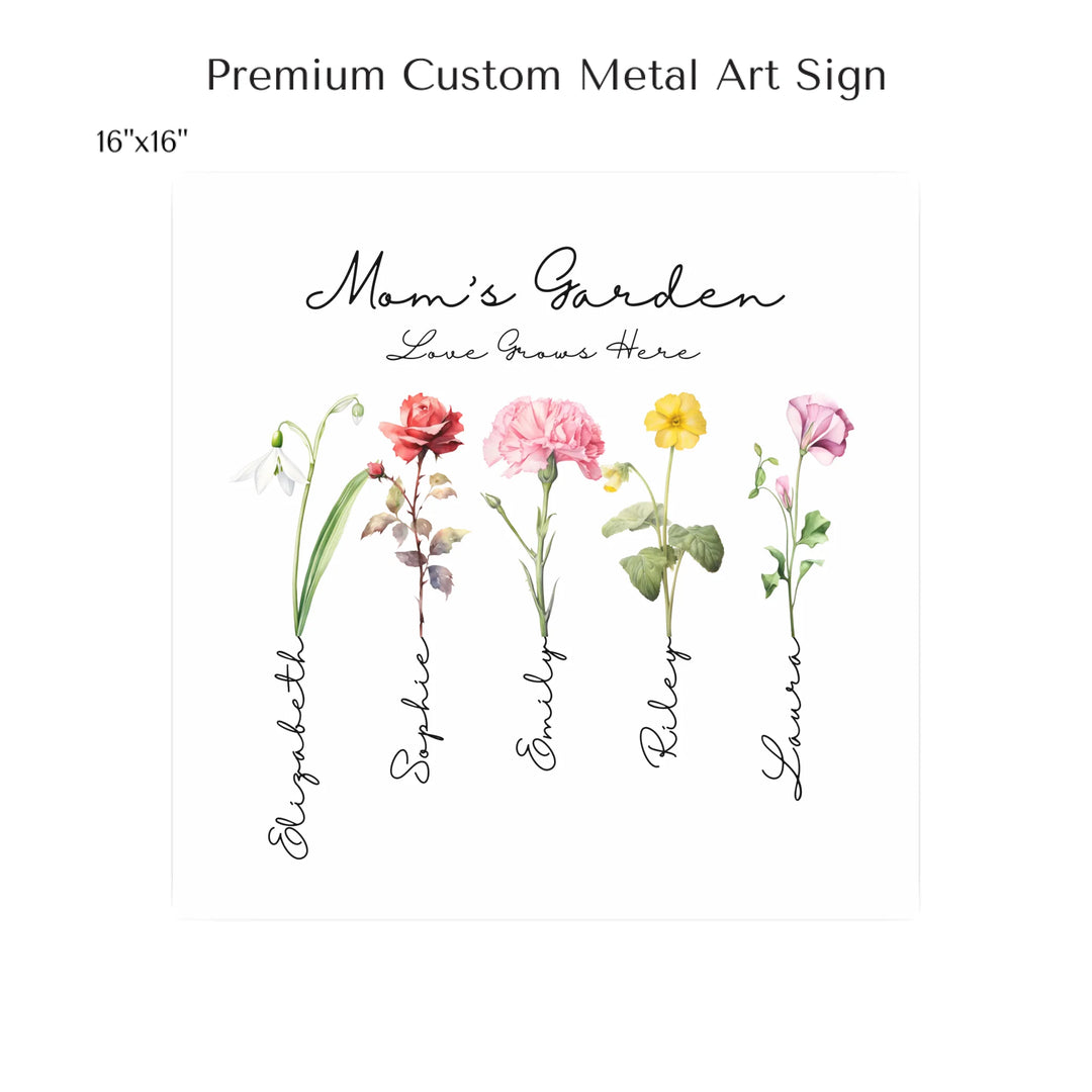 16x16 metal art sign