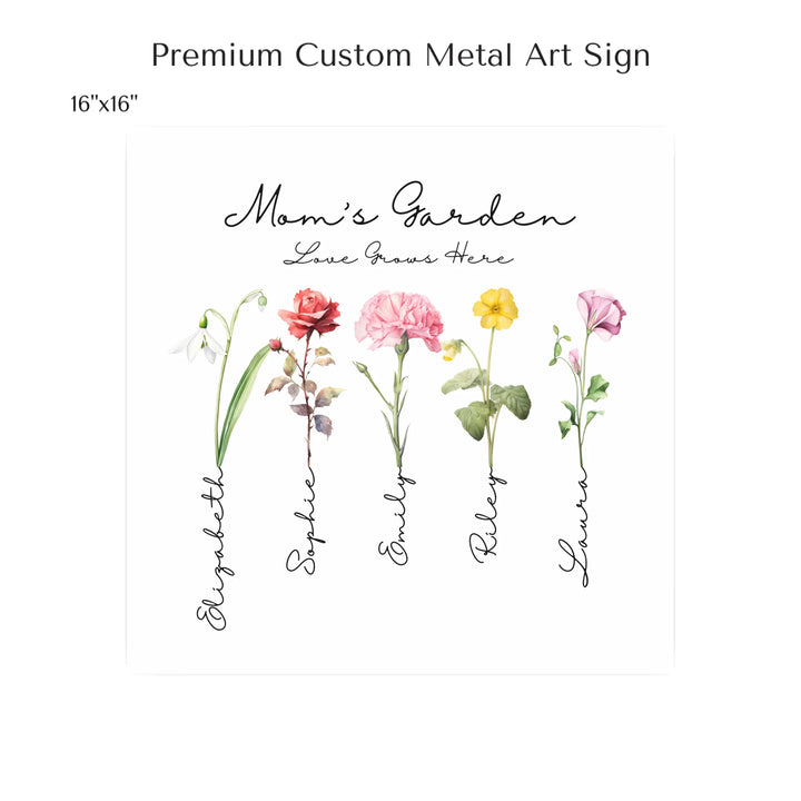 16x16 metal art sign