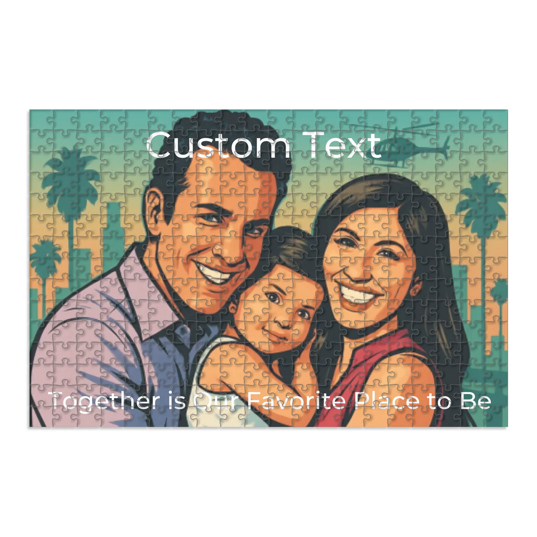 Custom Urban Comic Poster-Style Portrait
Wooden Puzzle - ART-JIG883.8