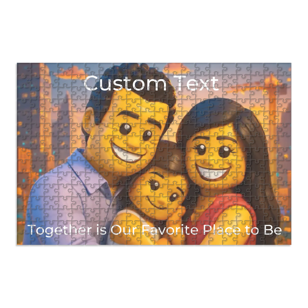 Custom Brick-Style Character Portrait Wooden Puzzle - ART-JIG883.2