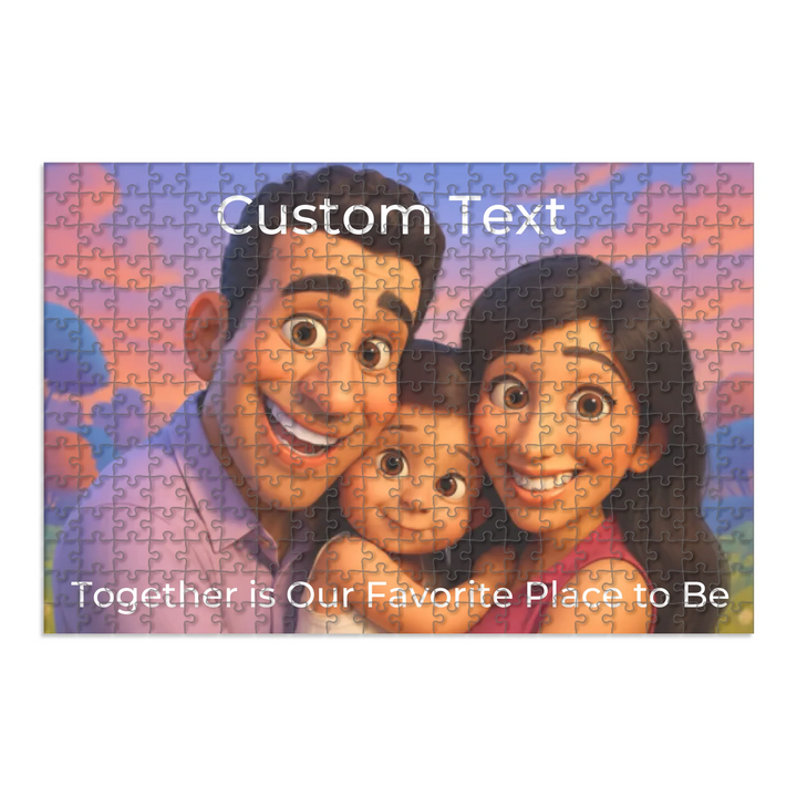 Custom 3D Animated Character Portrait Wooden Puzzle - ART-JIG883.4
