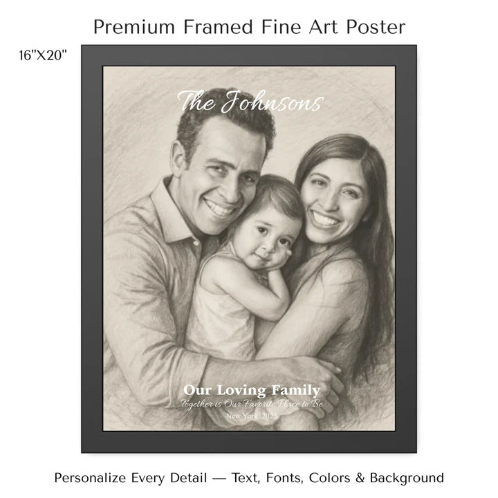 Personalized star map wall art with customizable background, title, names, date, location, and coordinates - 16x20 framed poster-ARTFULANE