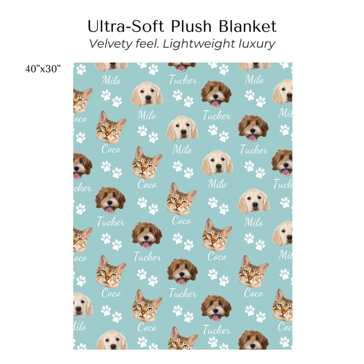 Create-Your-Custom-Watercolor-Birth-Month-Flower-Garden-velveteen-Blanket-40x30-artfulane