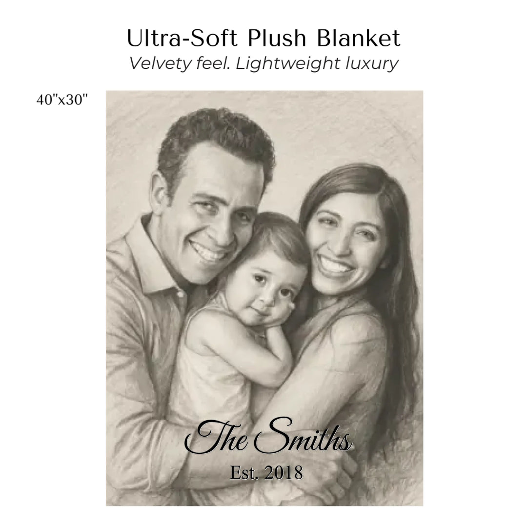 Create-Your-Custom-Watercolor-Birth-Month-Flower-Garden-velveteen-Blanket-40x30-artfulane