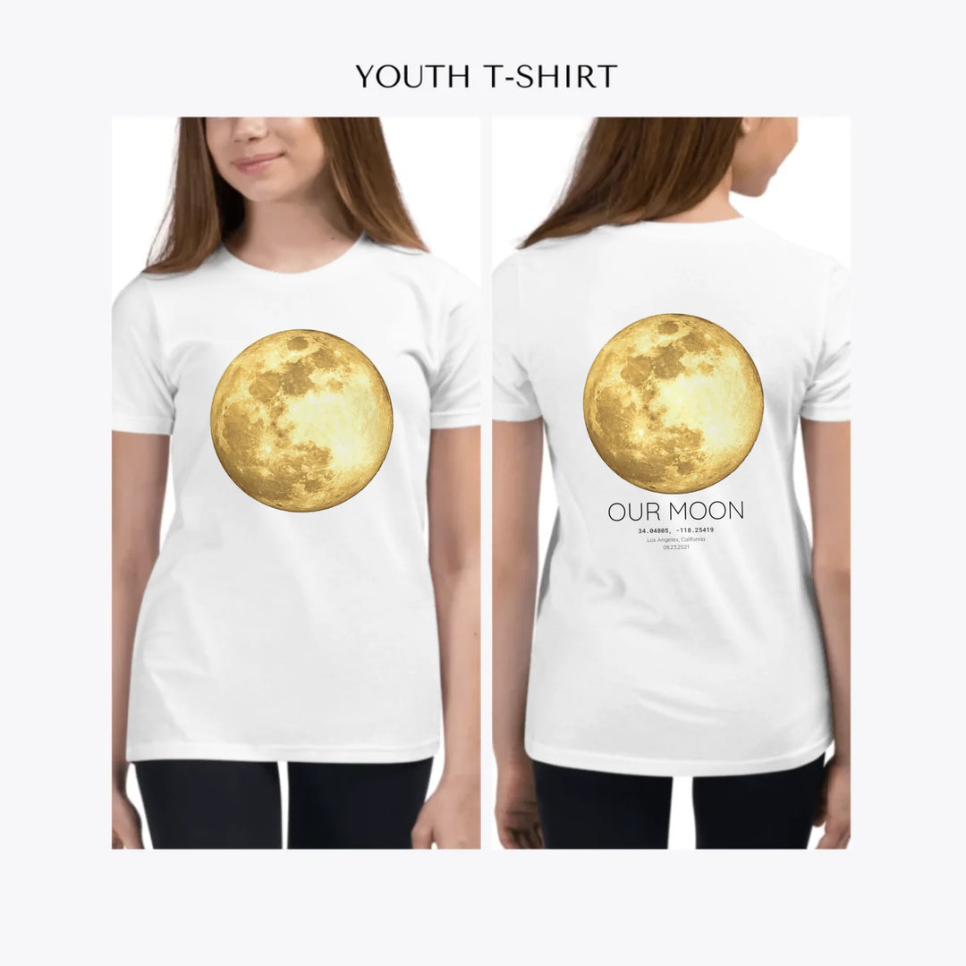 Golden-Moon-Phase-custom-youth-girl-t-shirt-artfulane