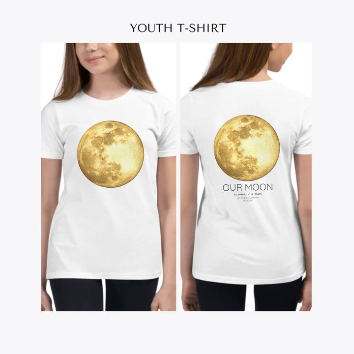 Golden-Moon-Phase-custom-youth-girl-t-shirt-artfulane