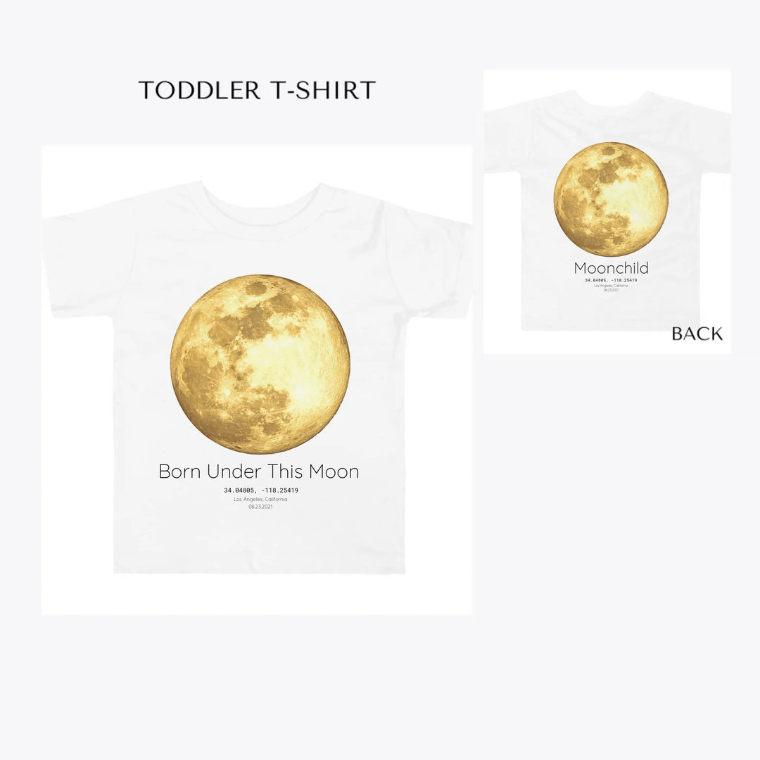 Golden-Moon-Phase-toddler-custom-t-shirt-artfulane