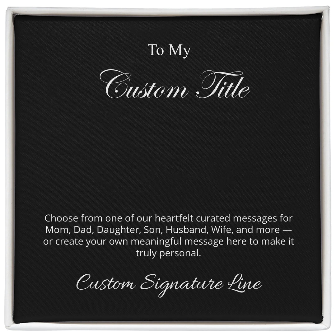 custom jewelry box message card-ARTFULANE