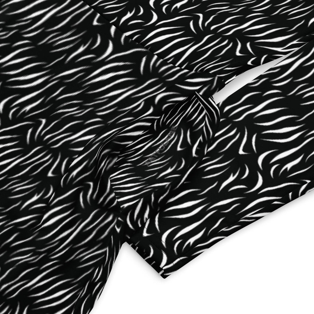 Black Tiger Midi Dress - ARTFULANE