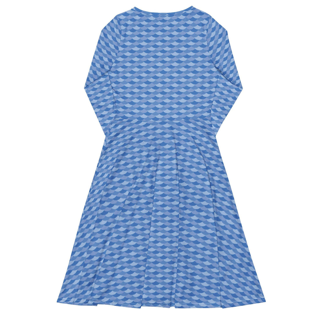 Blue Shells Midi Dress - ARTFULANE