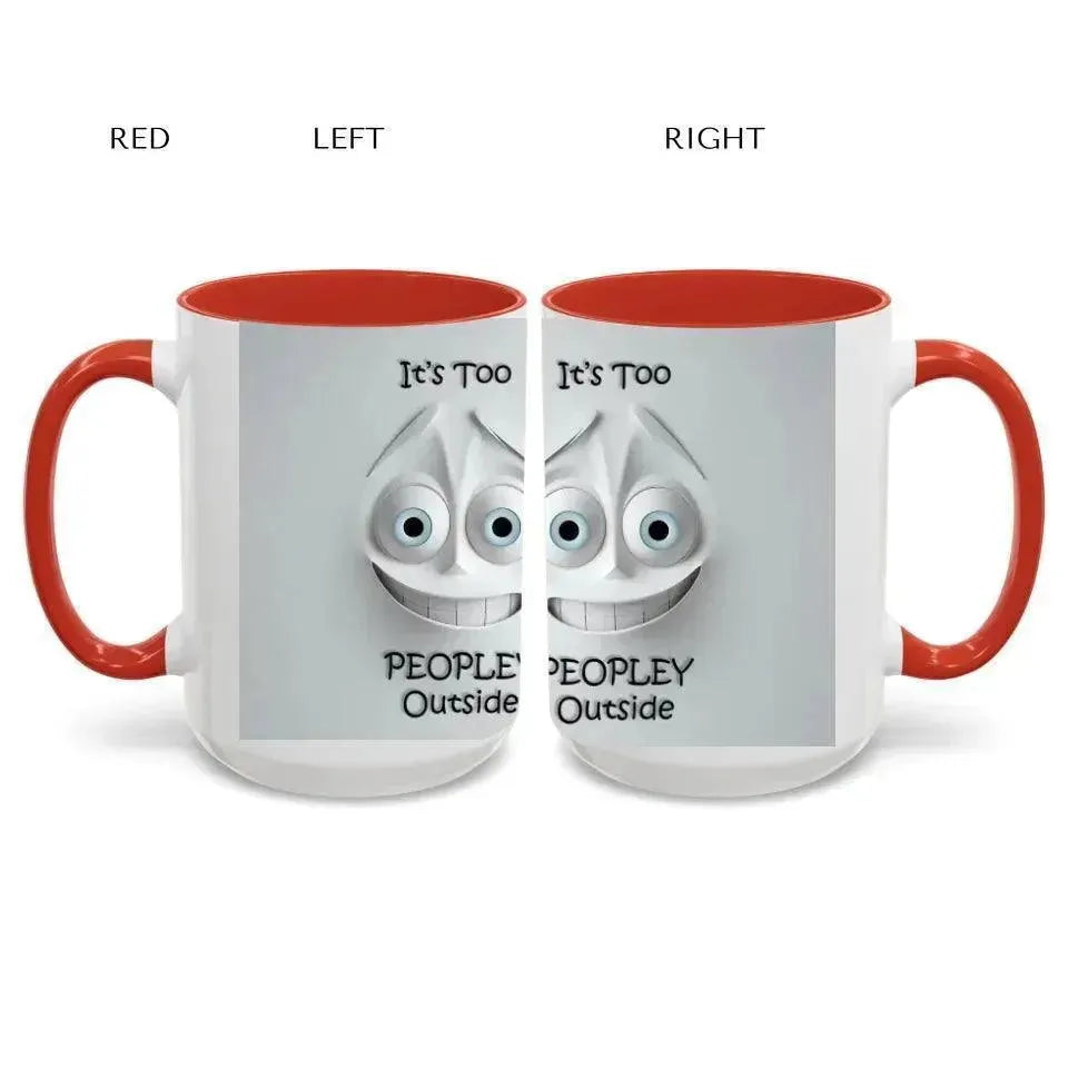 Custom 3D Anxious Face Mug - ARTFULANE