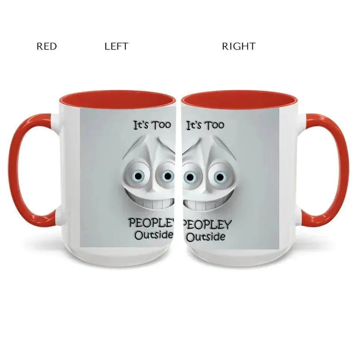 Custom 3D Anxious Face Mug - ARTFULANE