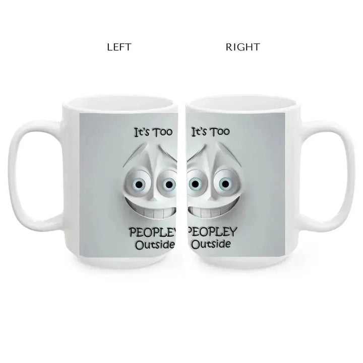 Custom 3D Anxious Face Mug - ARTFULANE