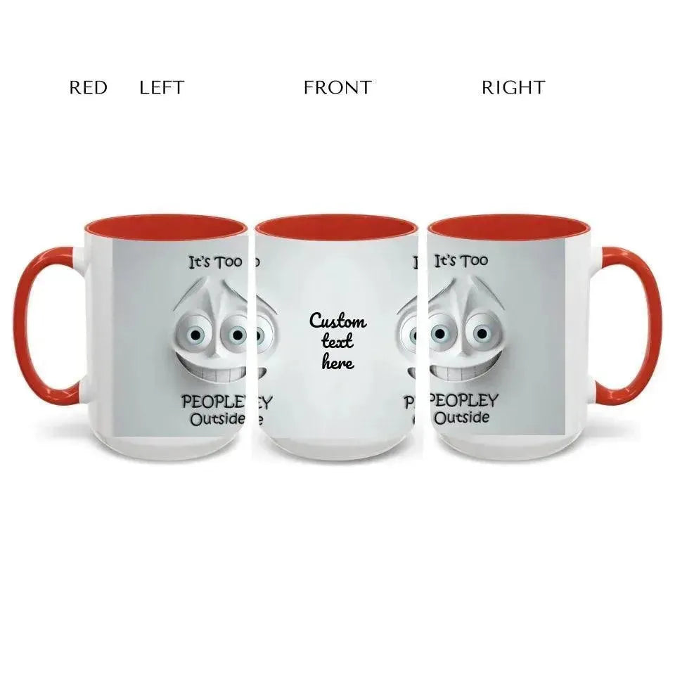 Custom 3D Anxious Face Mug - ARTFULANE