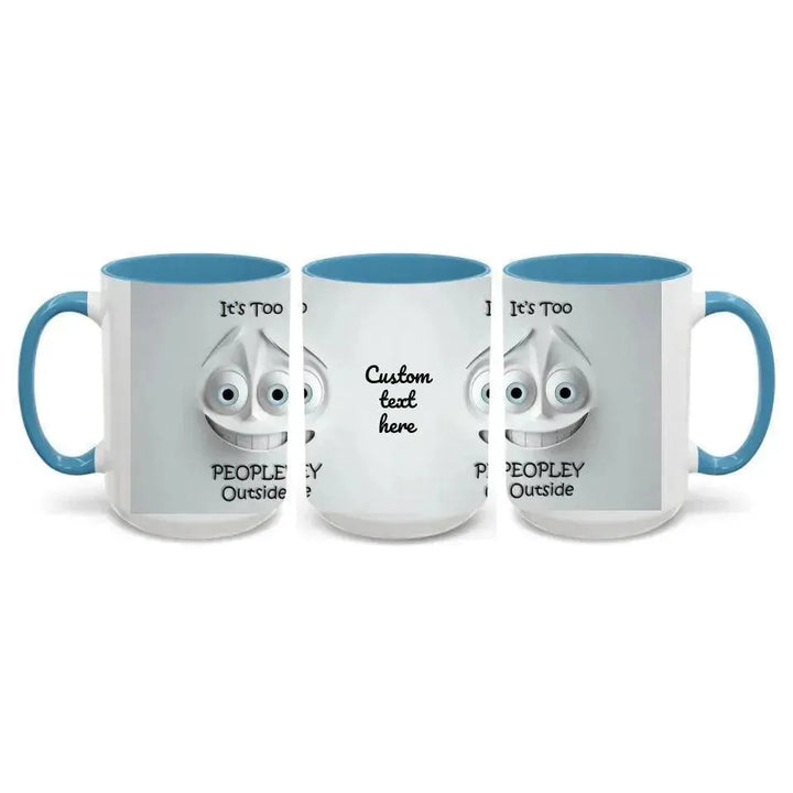 Custom 3D Anxious Face Mug - ARTFULANE
