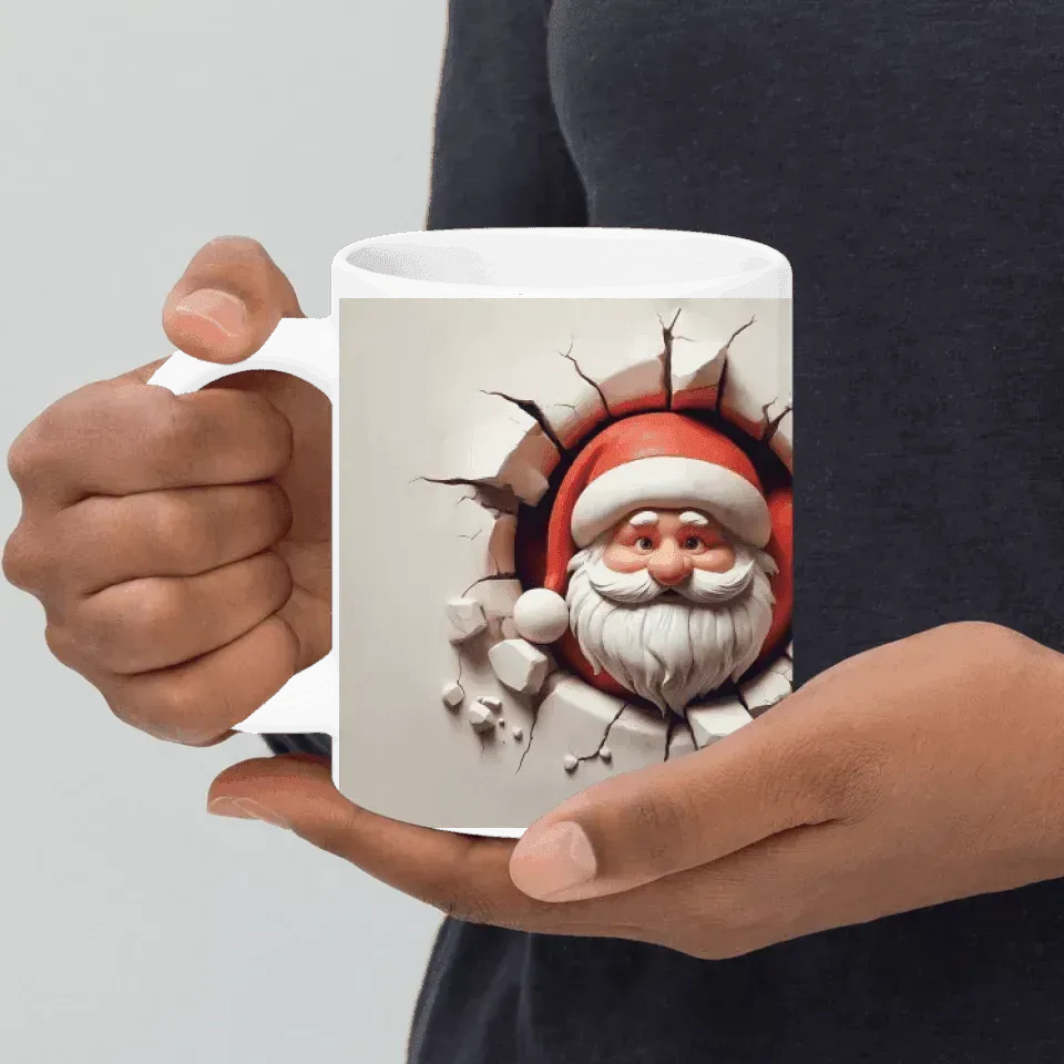 Custom 3D Christmas Character Mug - ARTFULANE