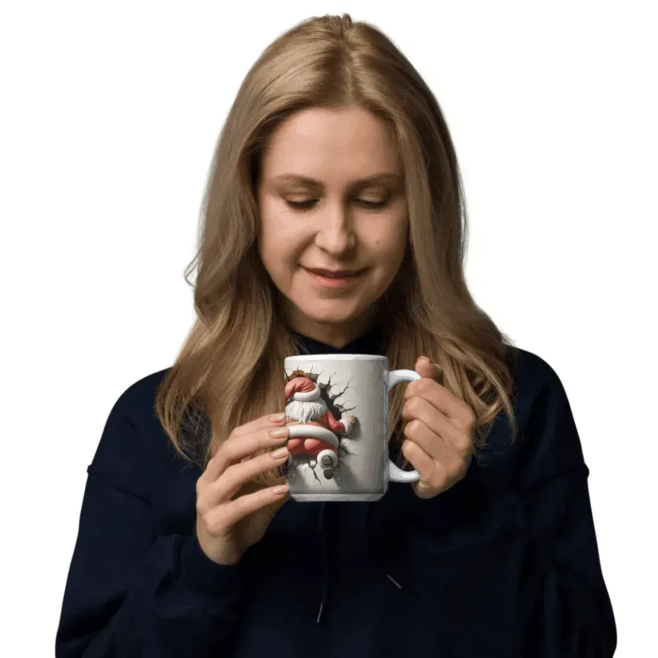 Custom 3D Christmas Character Mug - ARTFULANE