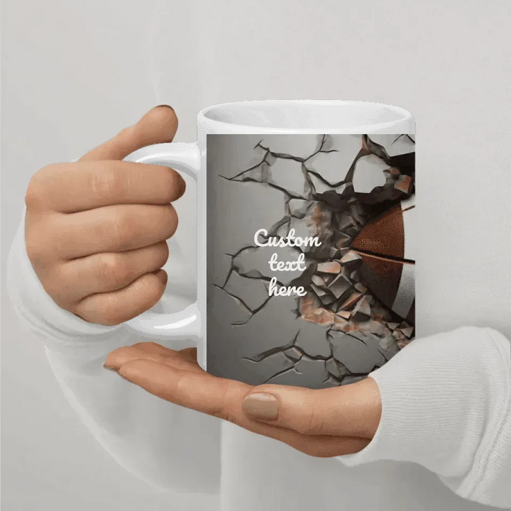 Custom 3D Football Mug - ARTFULANE