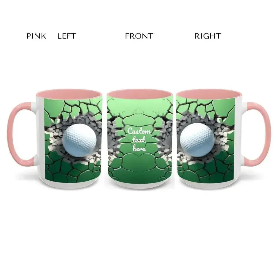 Custom 3D Golf Ball Mug - ARTFULANE