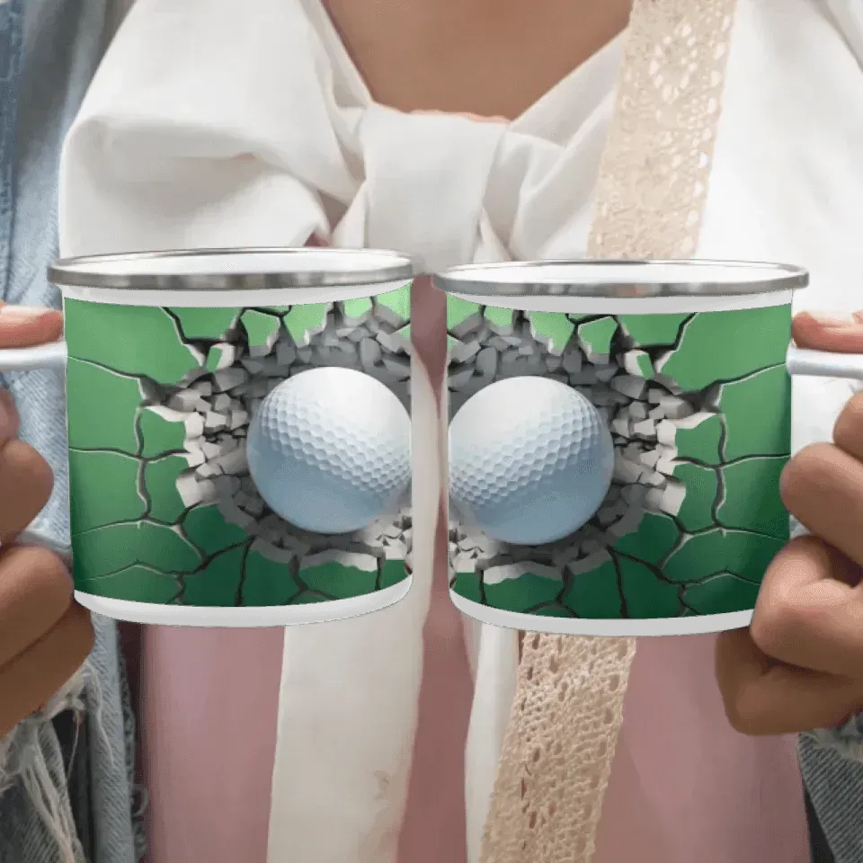 Custom 3D Golf Ball Mug - ARTFULANE
