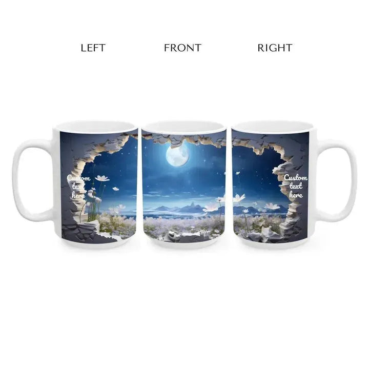 Custom 3D Landscape Mug - ARTFULANE