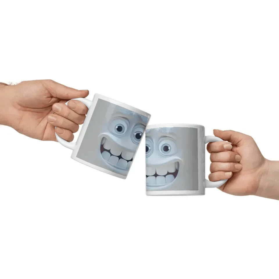 Custom 3D Sarcastic Face Mug - ARTFULANE