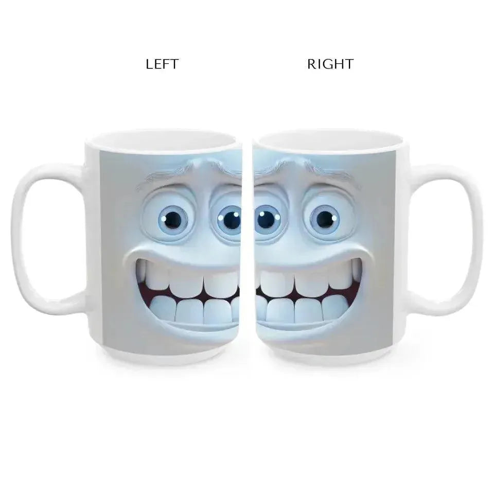 Custom 3D Sarcastic Face Mug - ARTFULANE
