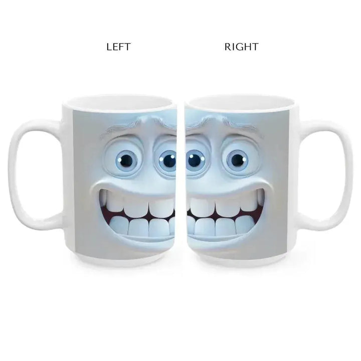Custom 3D Sarcastic Face Mug - ARTFULANE