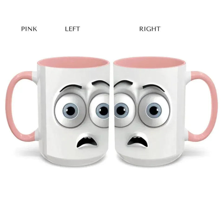Custom 3D Surprised Face Mug - ARTFULANE