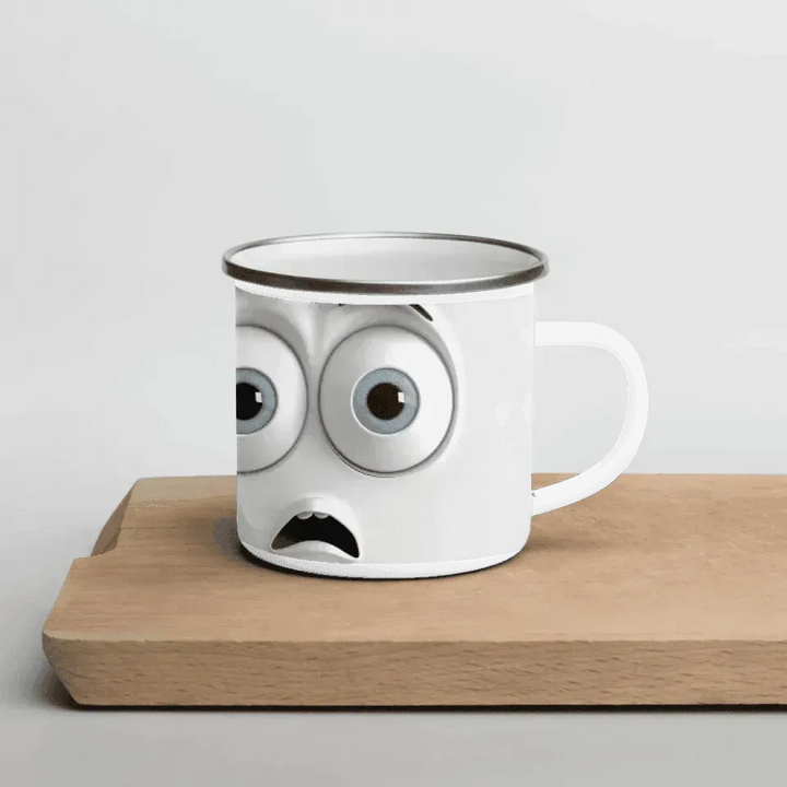 Custom 3D Surprised Face Mug - ARTFULANE