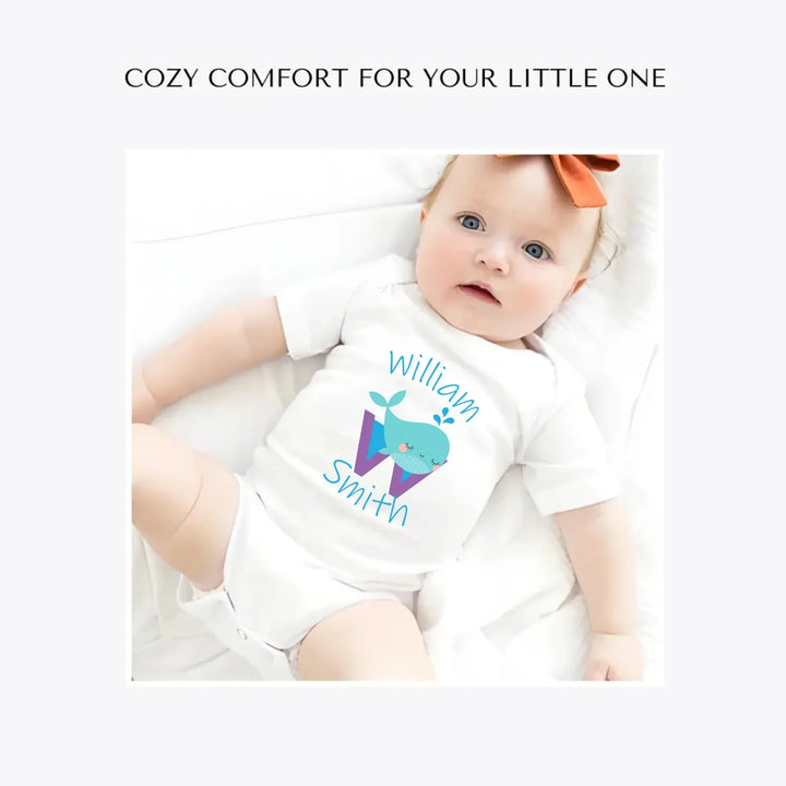 Animal-Lowercase-Letter-custom-baby-bodysuit-artfulane