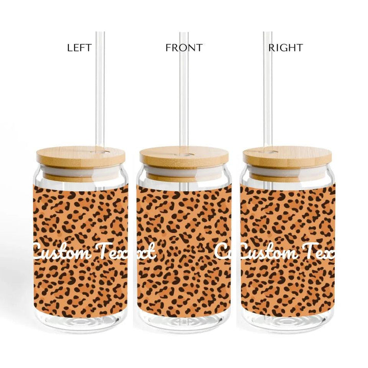Custom Animal Print Glassware - ARTFULANE