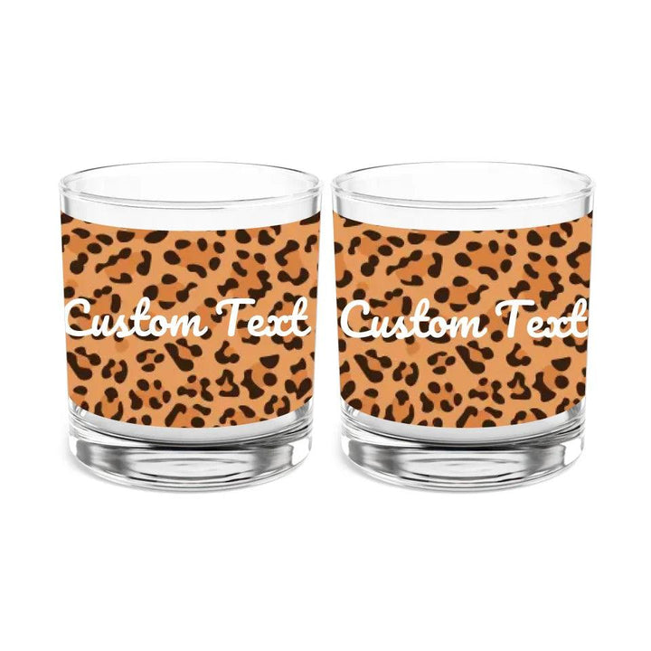 Custom Animal Print Glassware - ARTFULANE