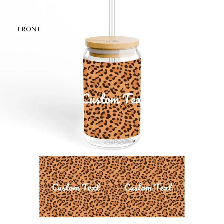 Custom Animal Print Glassware - ARTFULANE