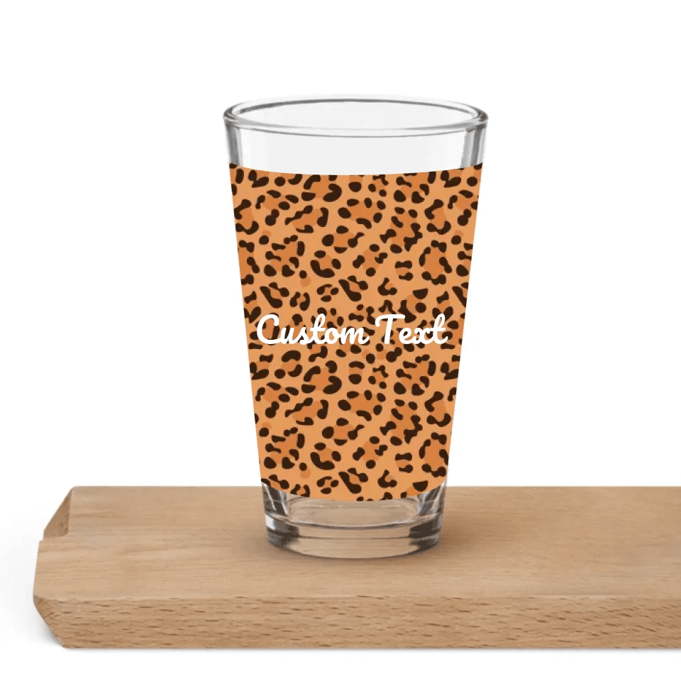 Custom Animal Print Glassware - ARTFULANE