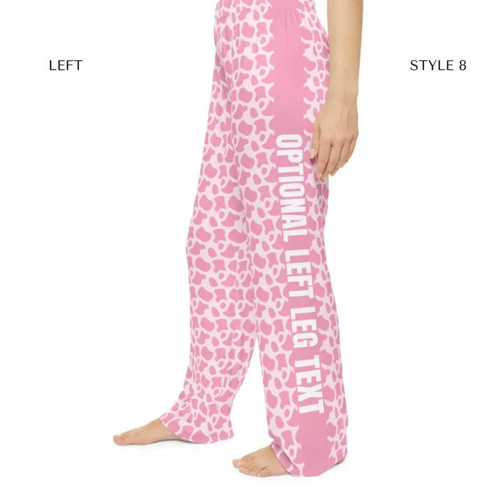 Custom Animal Print Lounge Pajama Pants - ARTFULANE