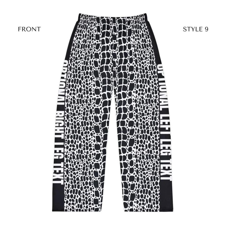Custom Animal Print Lounge Pajama Pants - ARTFULANE