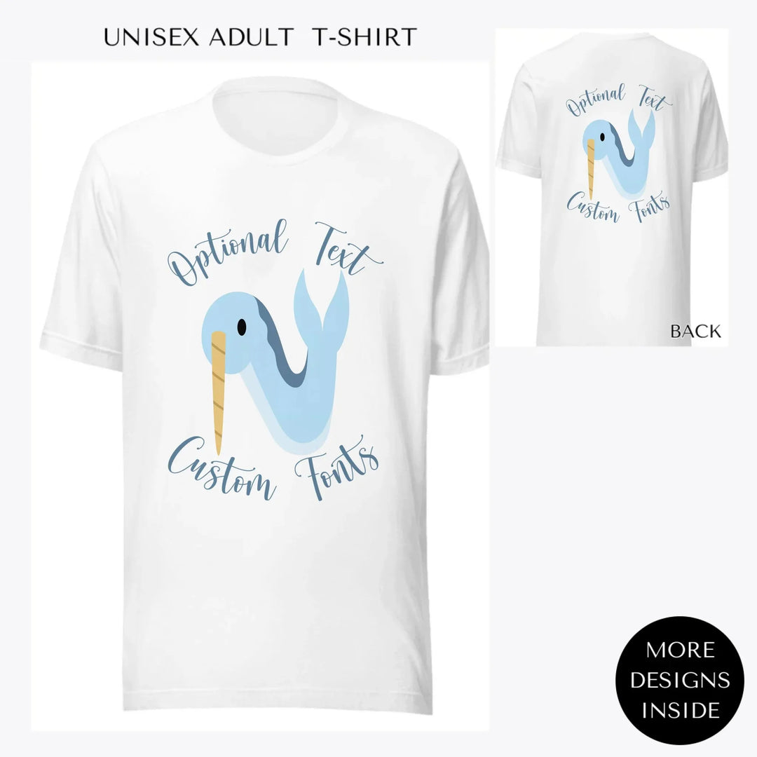 Animal-Shapes-Letter-Initial-custom-men-unisex-adult-t-shirt-artfulane