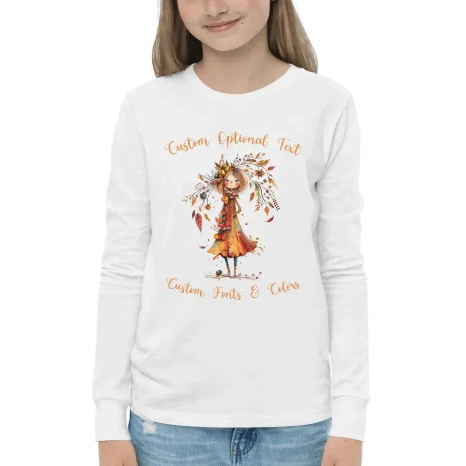 Custom Autumn Long Sleeve T-Shirt - ARTFULANE