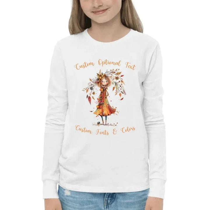 Custom Autumn Long Sleeve T-Shirt - ARTFULANE