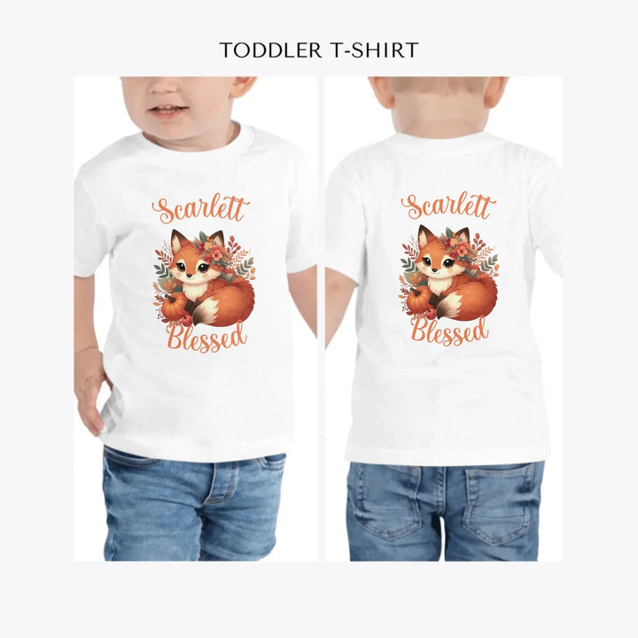 autumn-foxes-personalized-toddler-t-shirt-artfulane