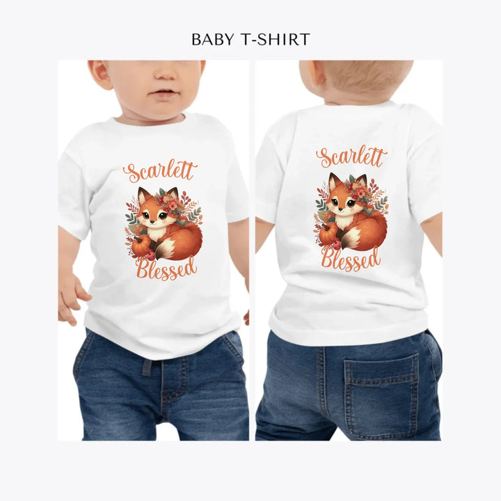 autumn-foxes-personalized-baby-t-shirt-artfulane