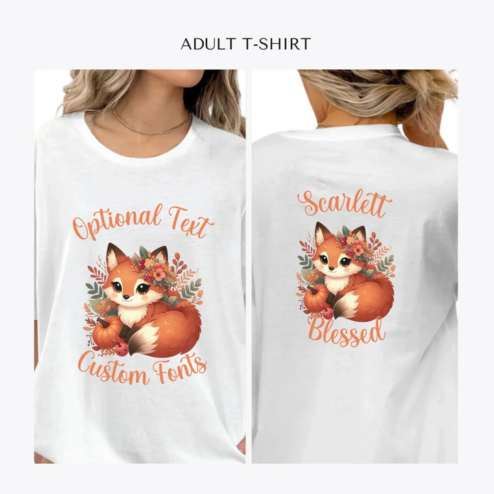autumn-foxes-personalized-women-unisex-adult-t-shirt-artfulane