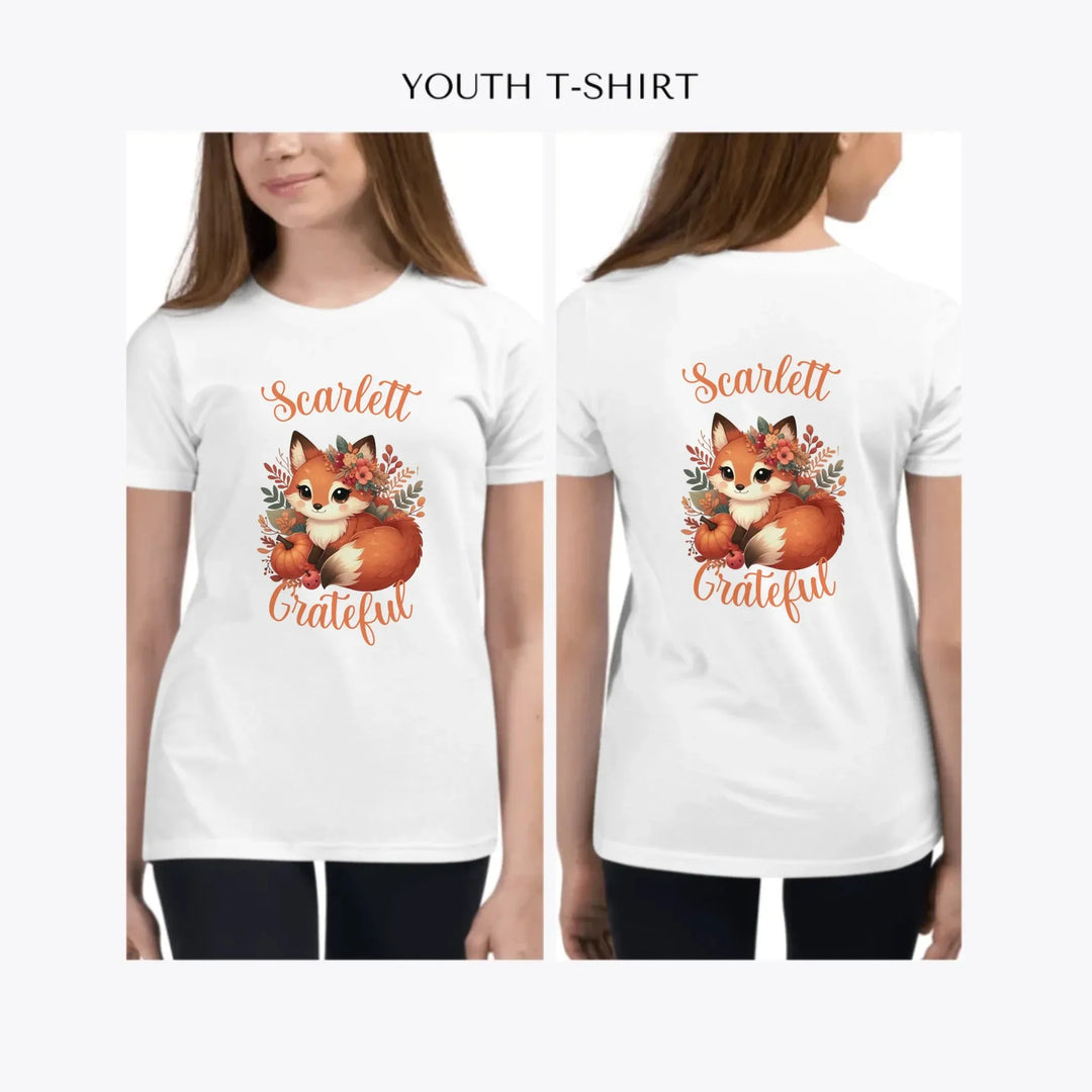 autumn-foxes-custom-youth-girl-t-shirt-artfulane