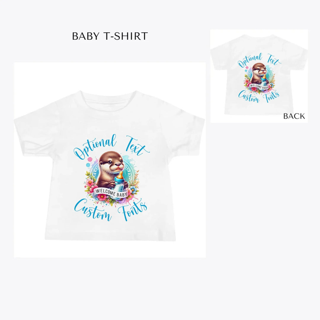Baby-Otter-custom-baby-t-shirt-artfulane